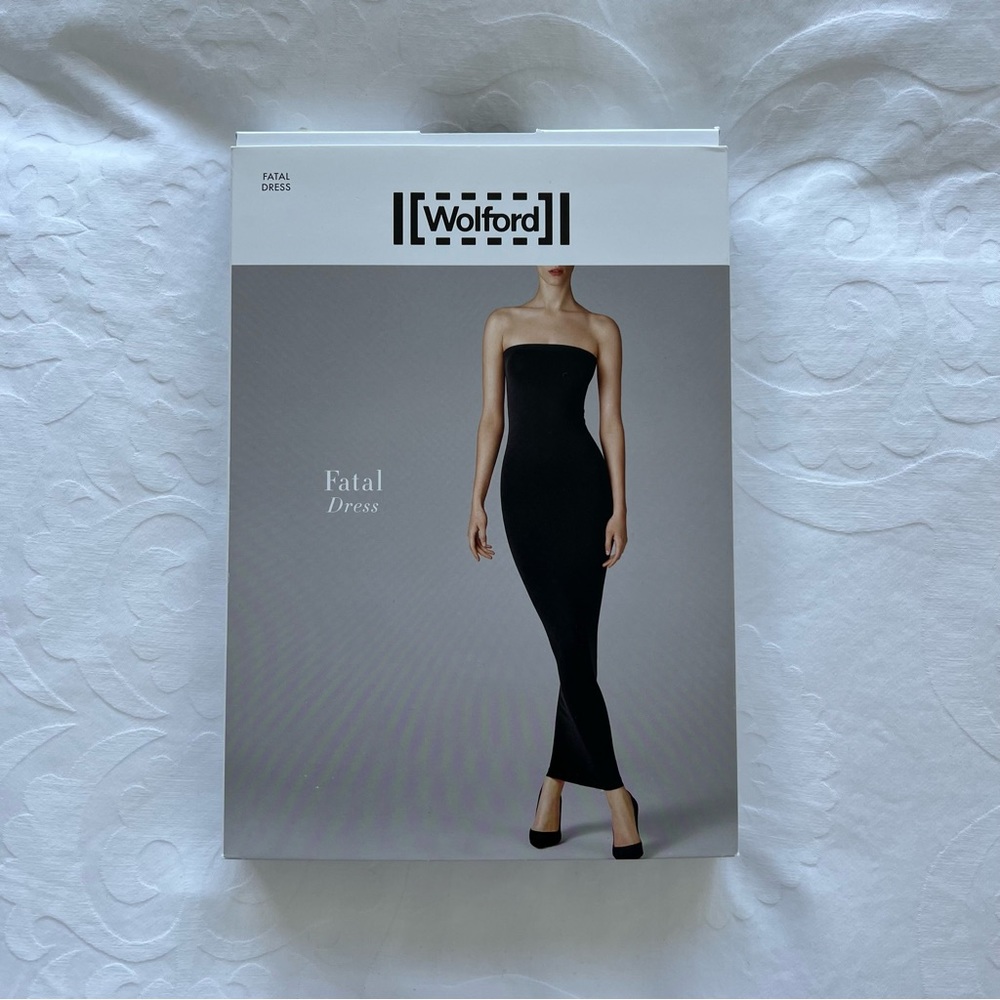 Wolford Fatal Dress in Eggplant
